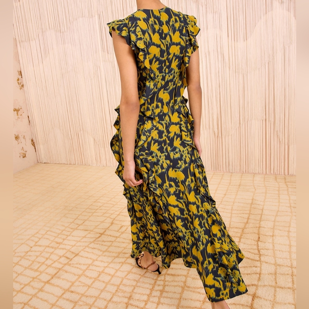 Ulla Johnson Flo Sleeveless Midi Dres - Picture 4 of 12